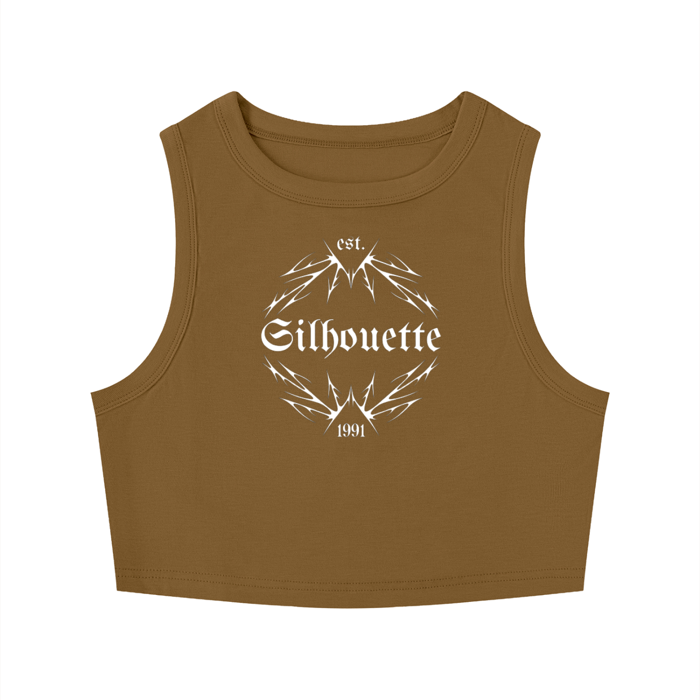 Chaos Women's Tight Crewneck Crop Tank Top