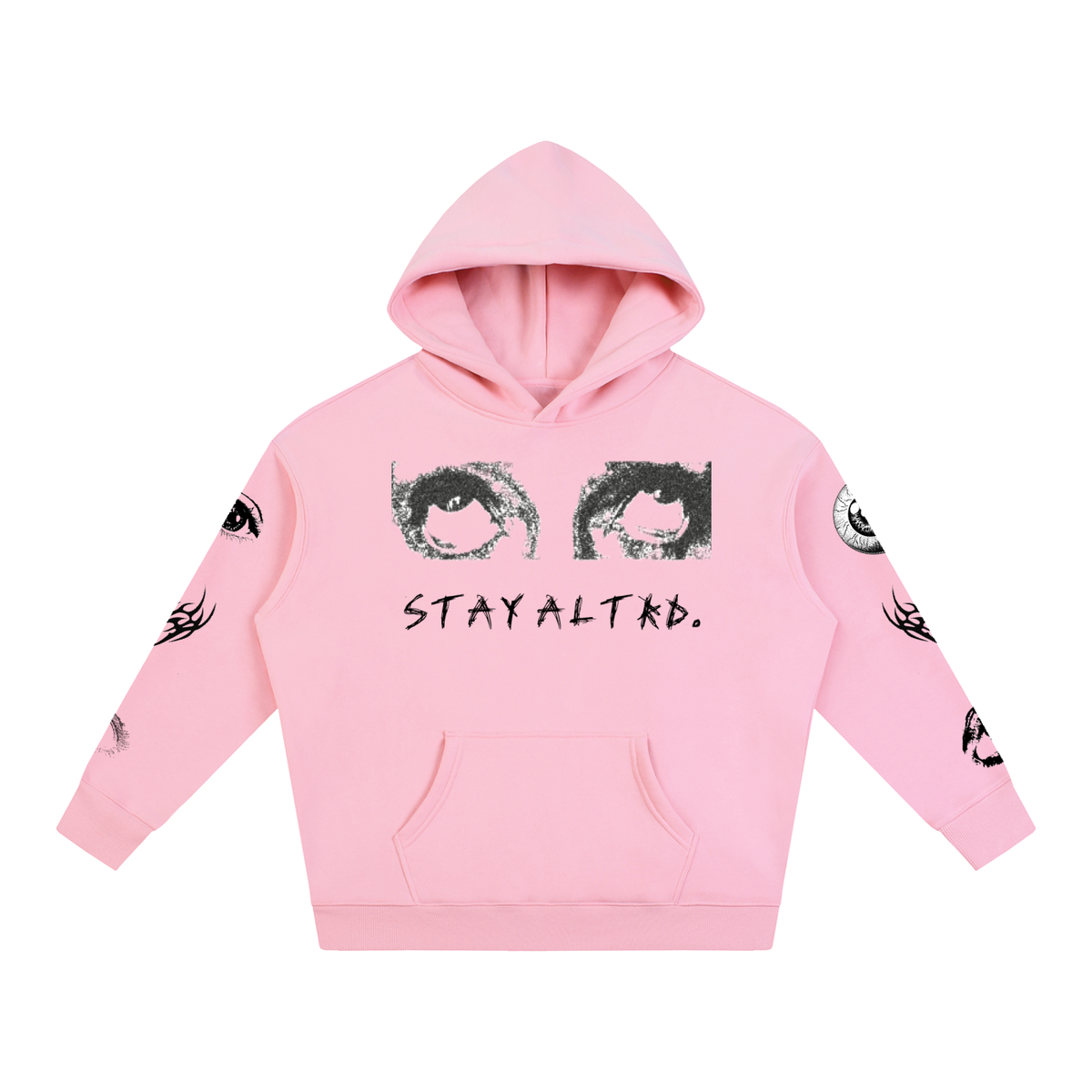 Look In My Eyes Oversize Fleeced Hoodie