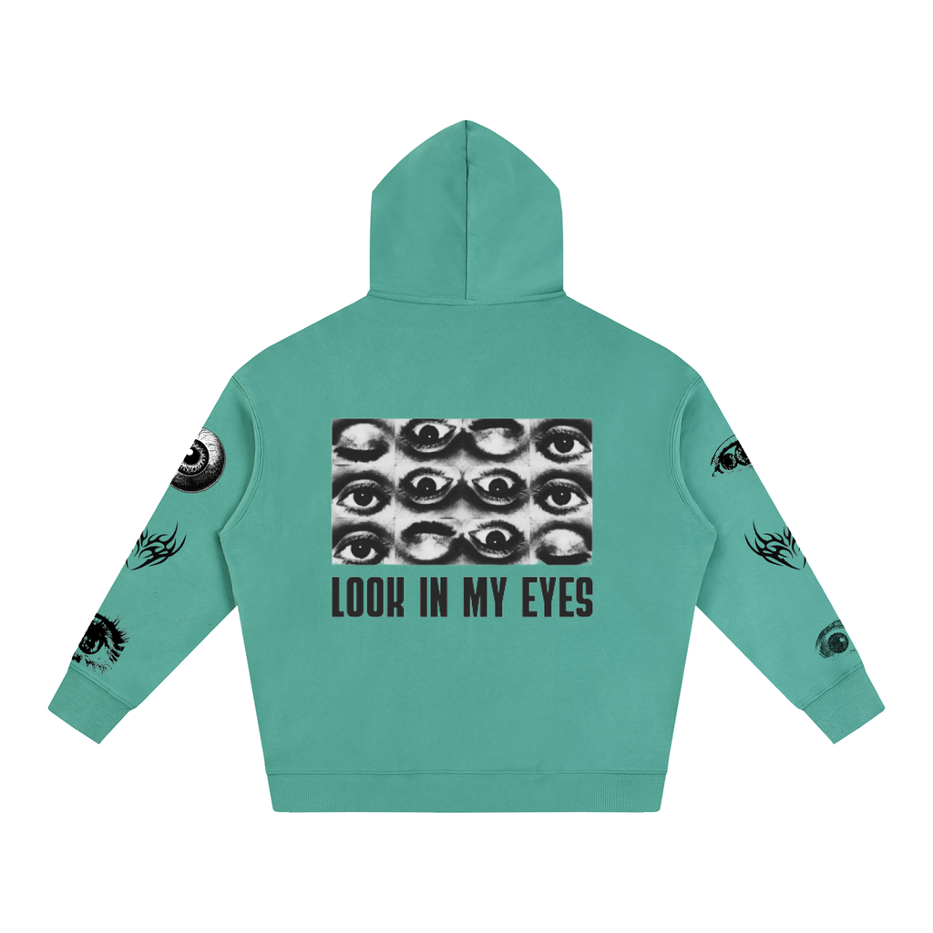 Look In My Eyes Oversize Fleeced Hoodie