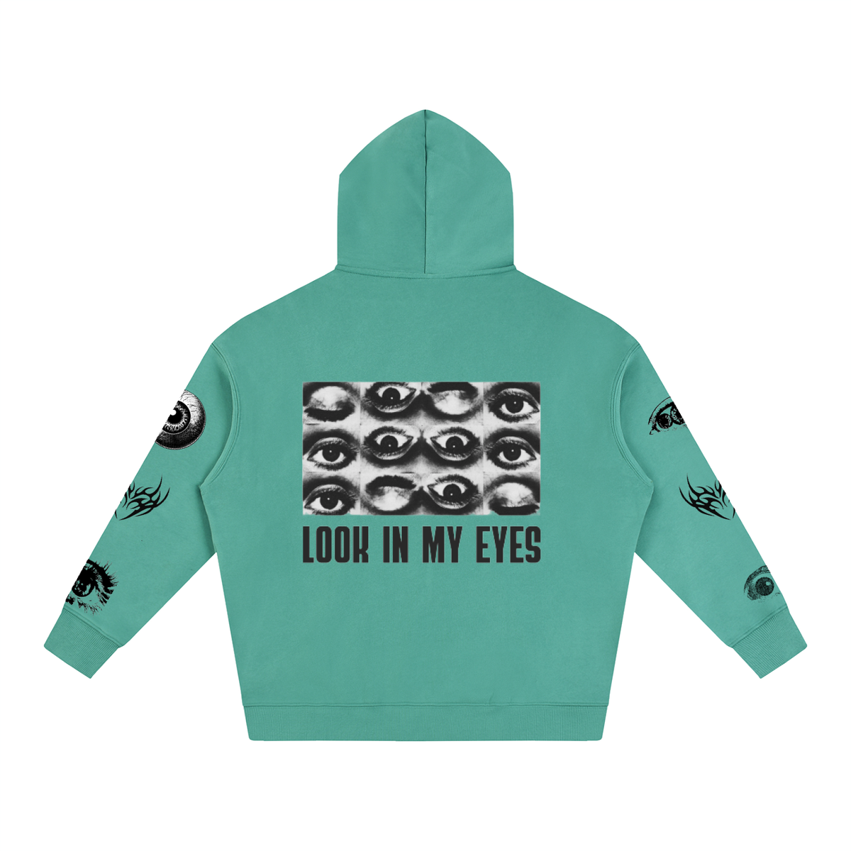 Look In My Eyes Oversize Fleeced Hoodie
