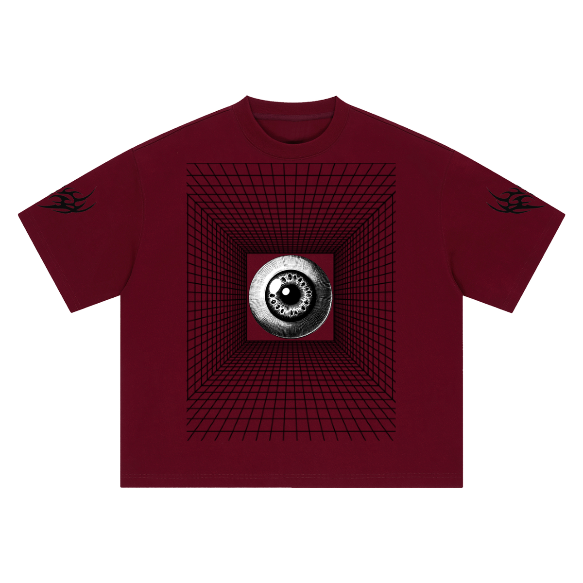 Look Inside Boxy Oversized T-Shirt