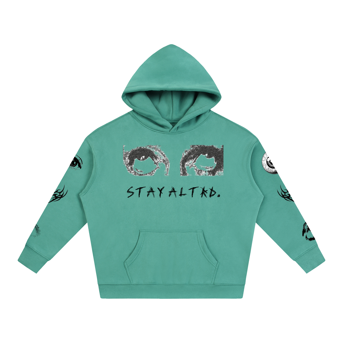 Look In My Eyes Oversize Fleeced Hoodie