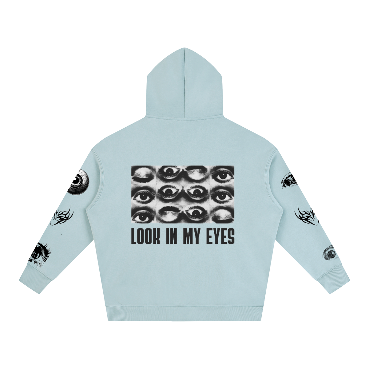 Look In My Eyes Oversize Fleeced Hoodie