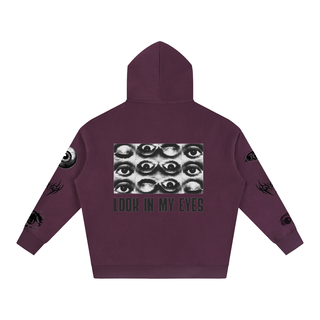 Look In My Eyes Oversize Fleeced Hoodie