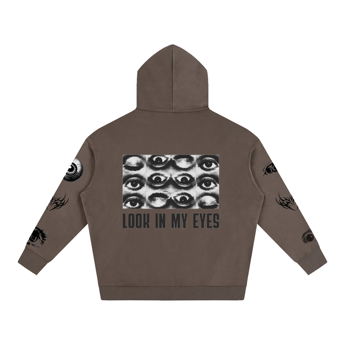 Look In My Eyes Oversize Fleeced Hoodie