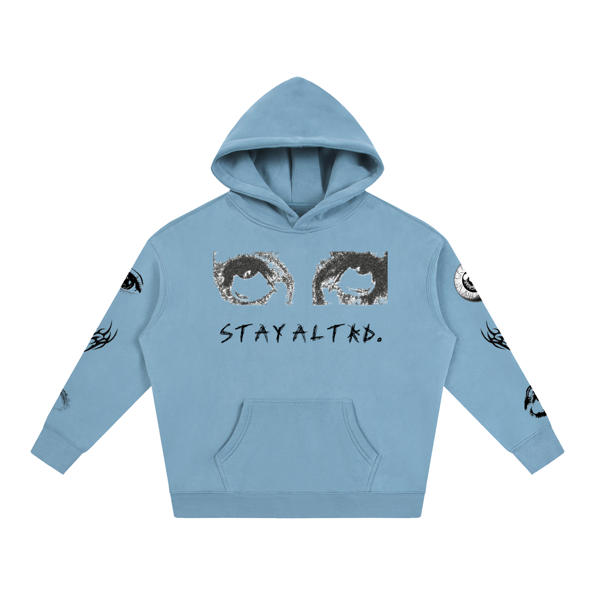 Look In My Eyes Oversize Fleeced Hoodie