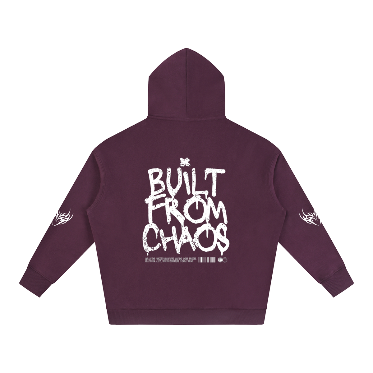 Chaos Oversize Fleeced Hoodie