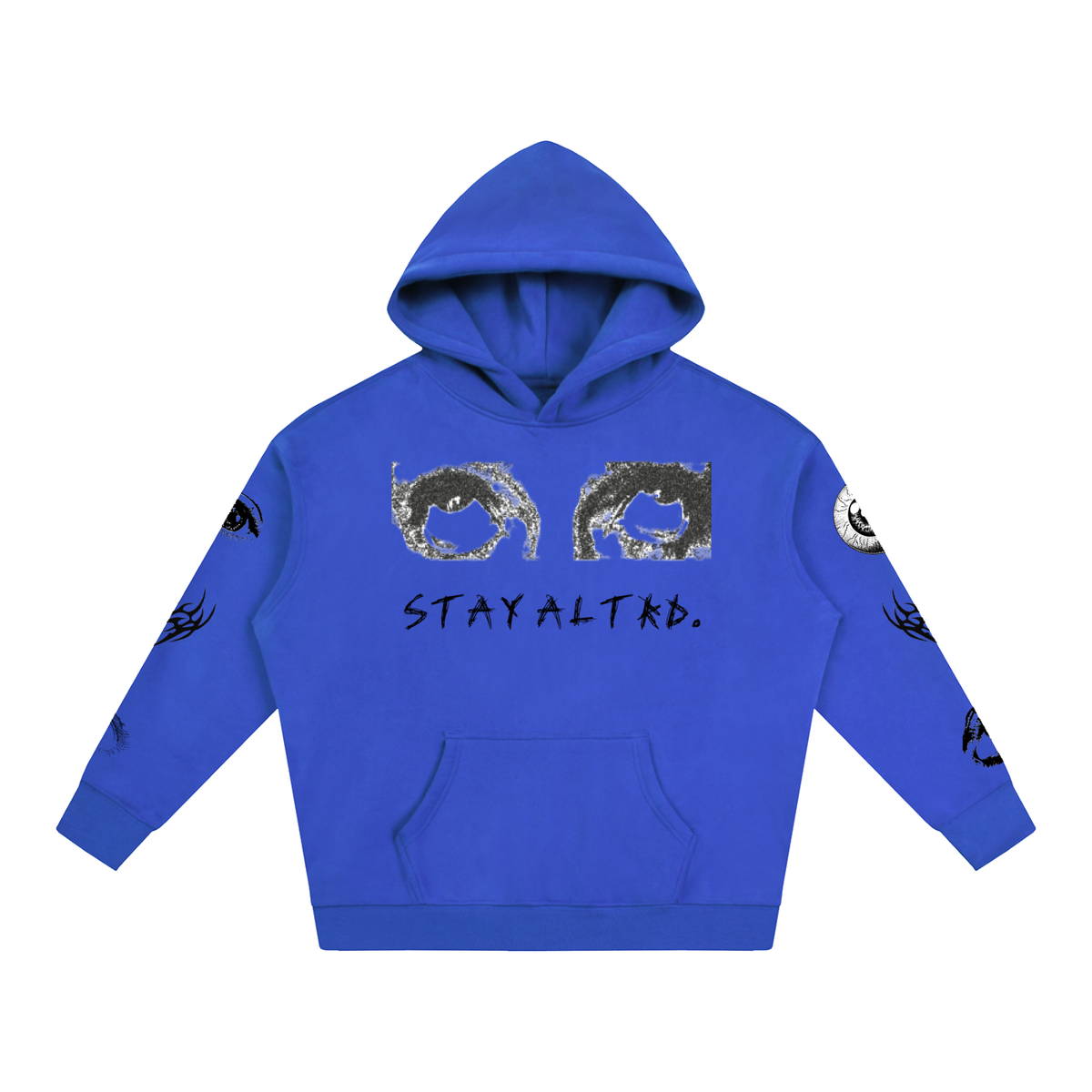 Look In My Eyes Oversize Fleeced Hoodie