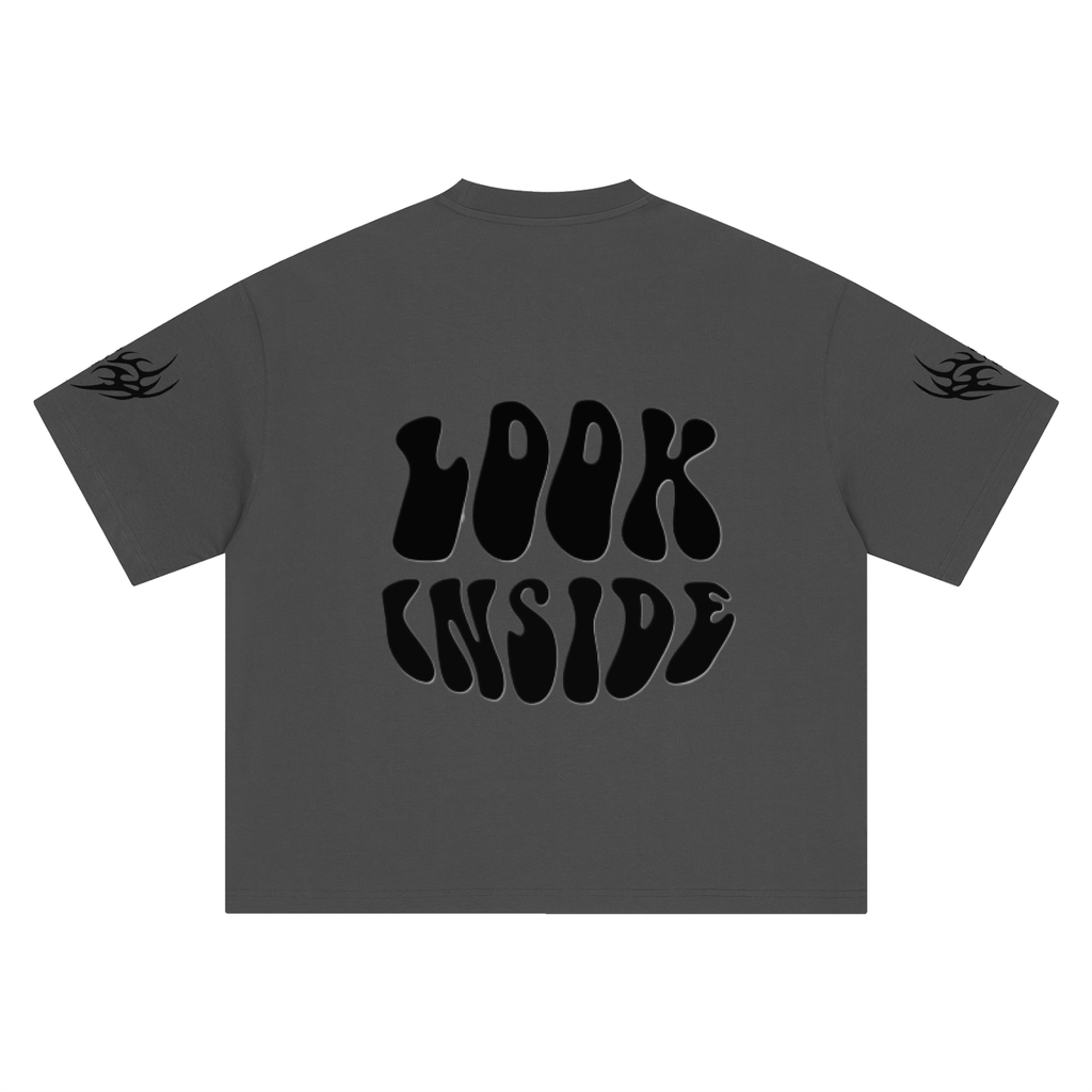 Look Inside Boxy Oversized T-Shirt