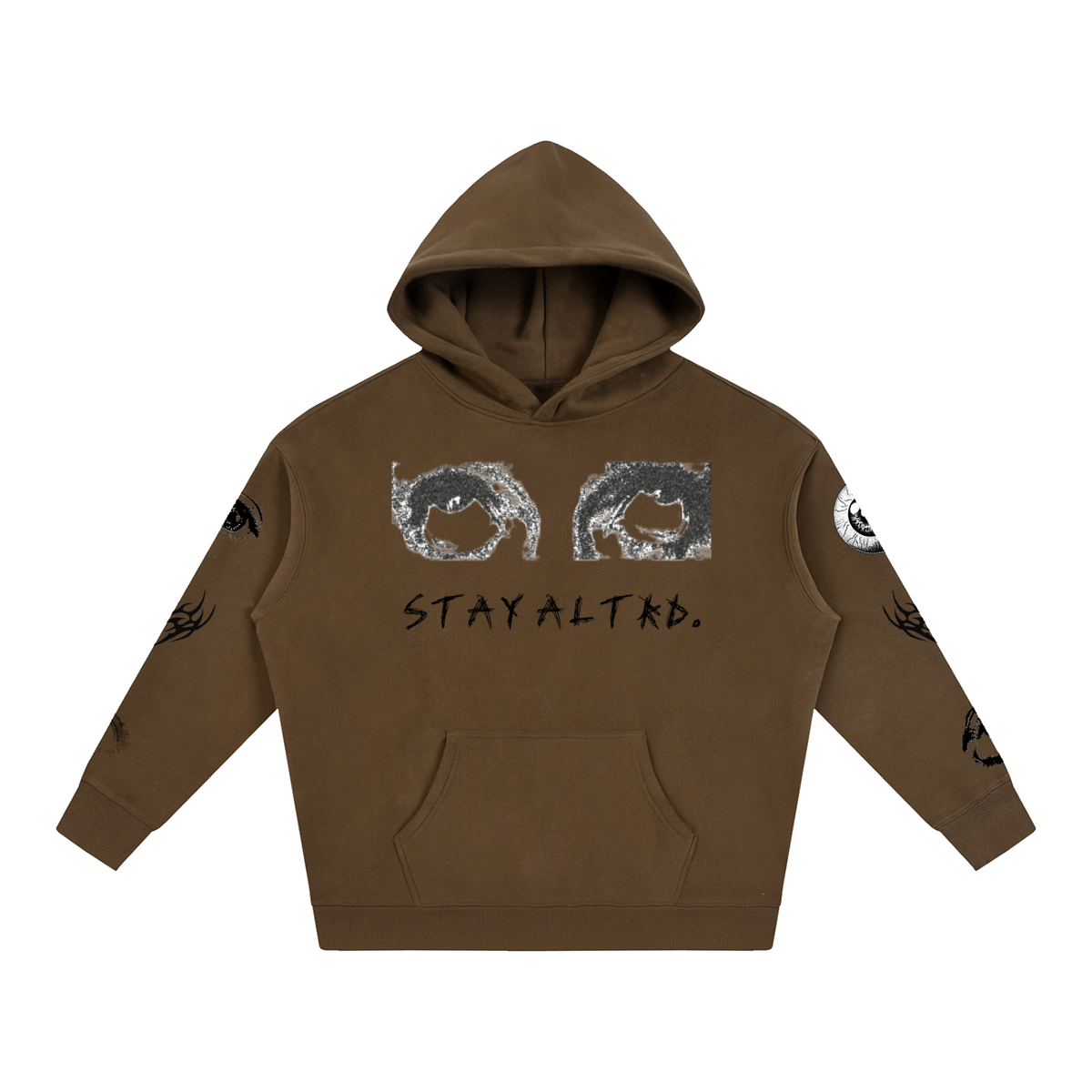Look In My Eyes Oversize Fleeced Hoodie