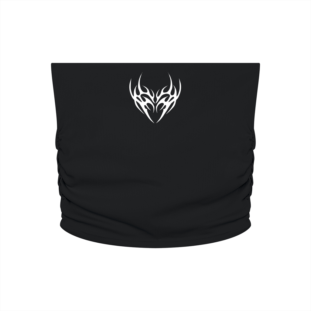 Women’s Ruched Cropped Yoga Tube Top