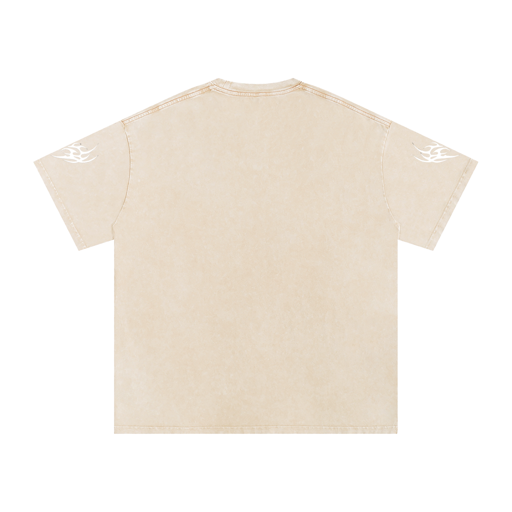 Find yourself Snow Washed Oversized Cotton T-Shirt