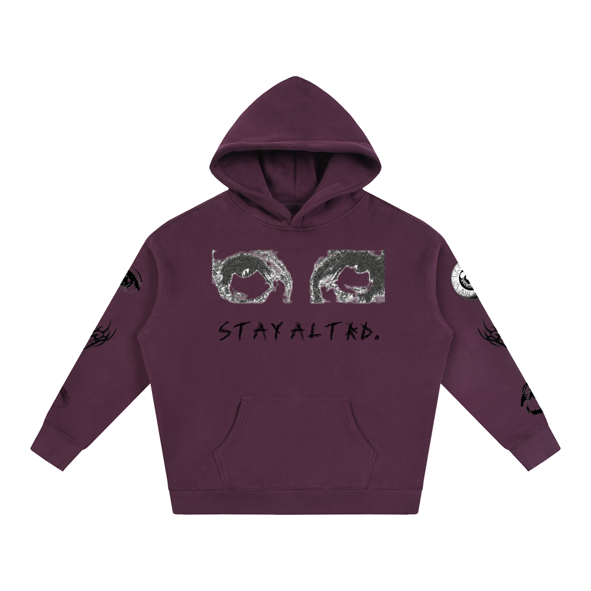 Look In My Eyes Oversize Fleeced Hoodie