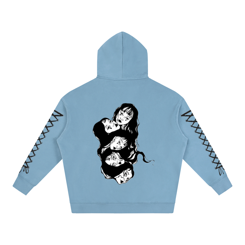 Psycho Oversize Fleeced Hoodie