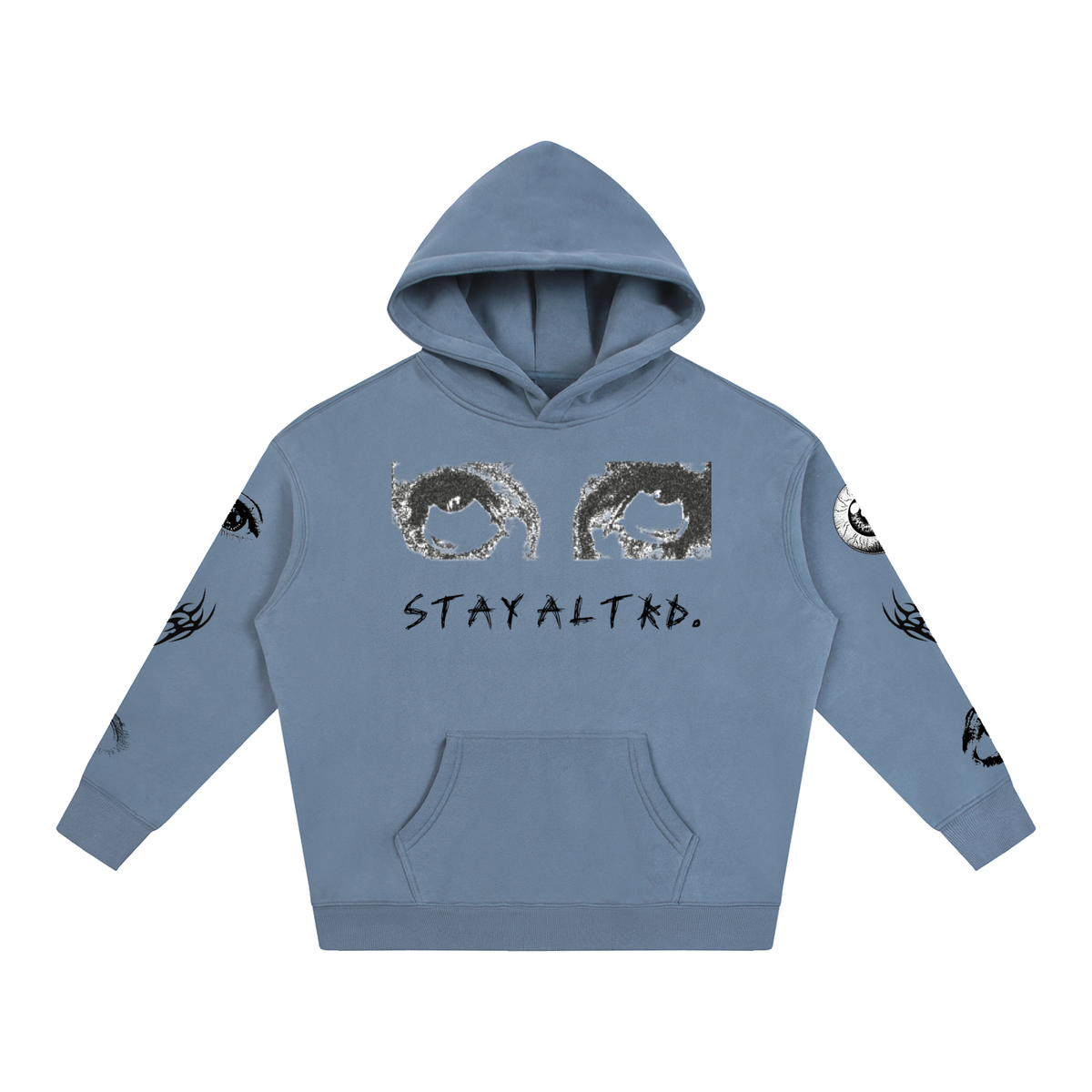 Look In My Eyes Oversize Fleeced Hoodie
